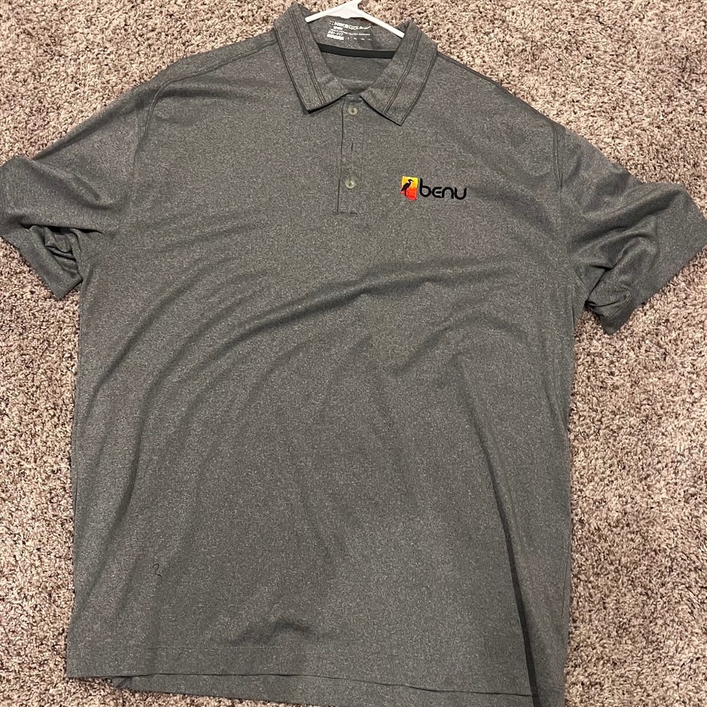Men's Nike Golf Grey Benu Polo